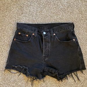 Levi’s 501 Denim Shorts in Eat Your Words